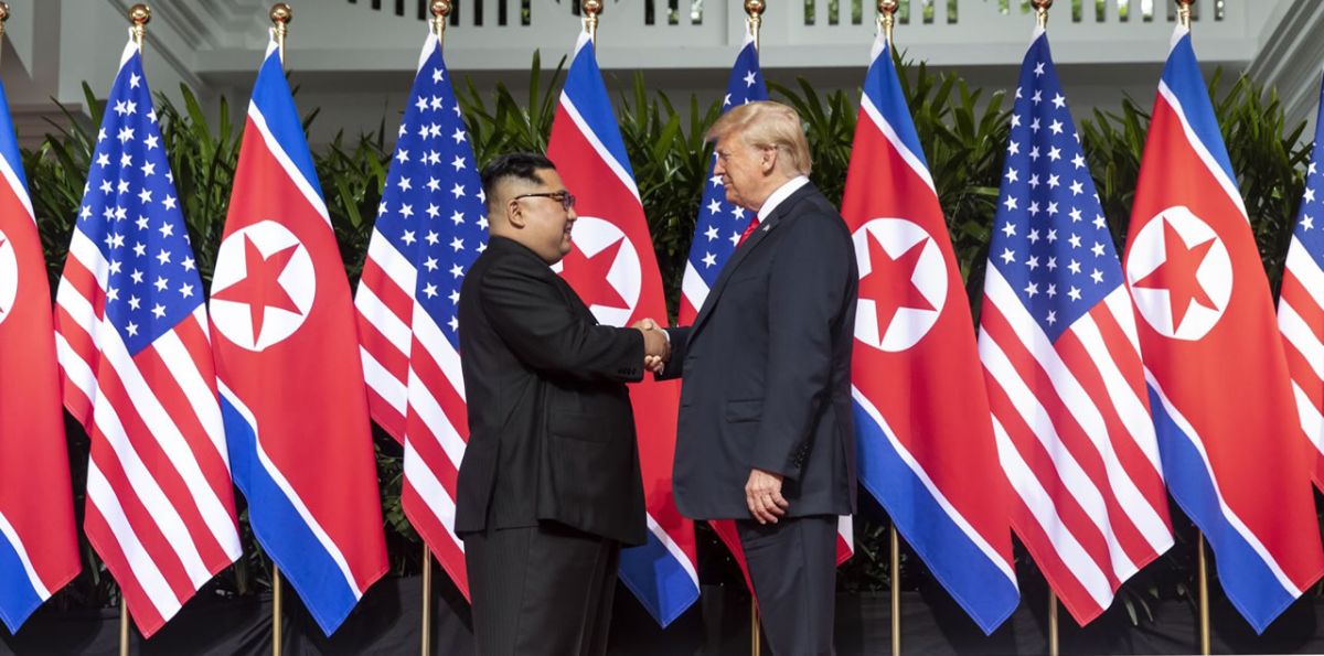 Kim Jong-Un und Donald Trump