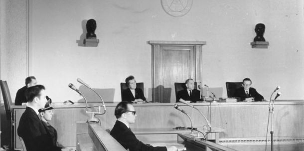 DDR-Schauprozess gegen den Fluchthelfer Harry Seidel, 1962