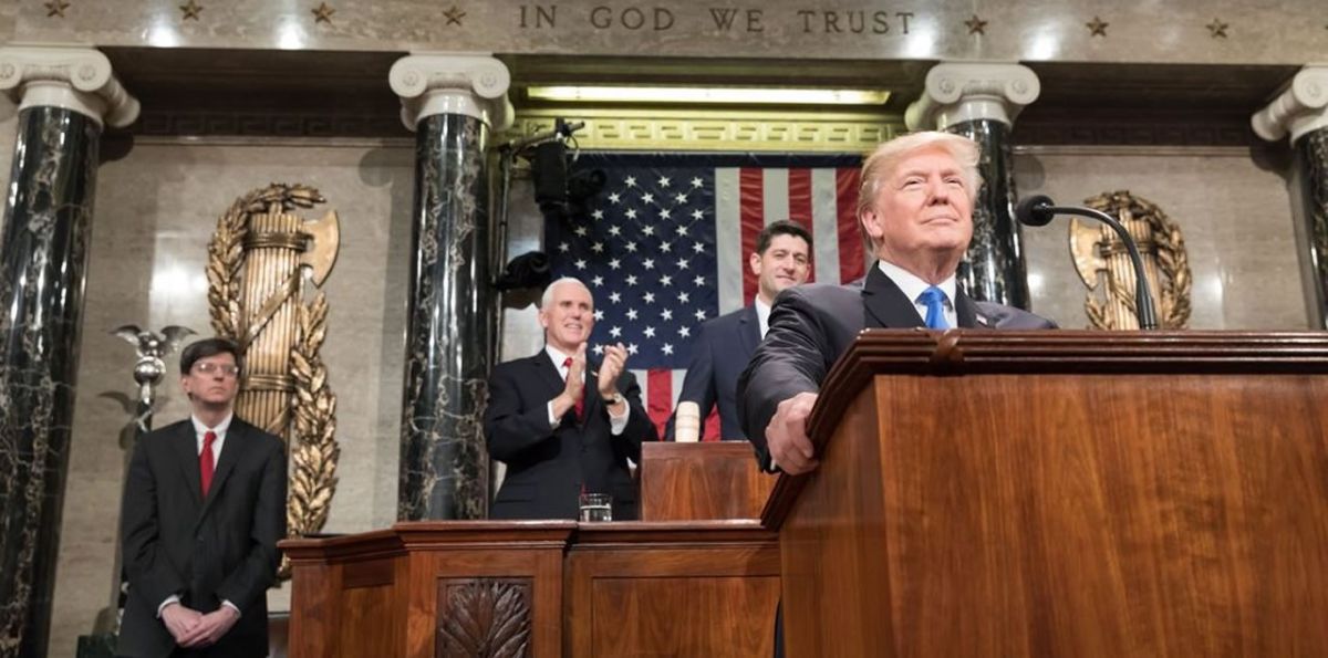 Donald Trump, State of the Union Rede im Kongress