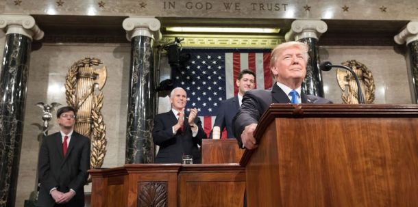 Donald Trump, State of the Union Rede im Kongress