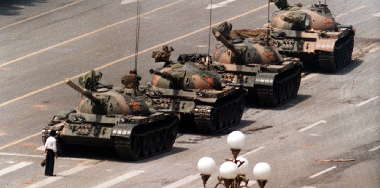 Platz am Tor des Himmlischen Friedens in Peking (Juni 1989)