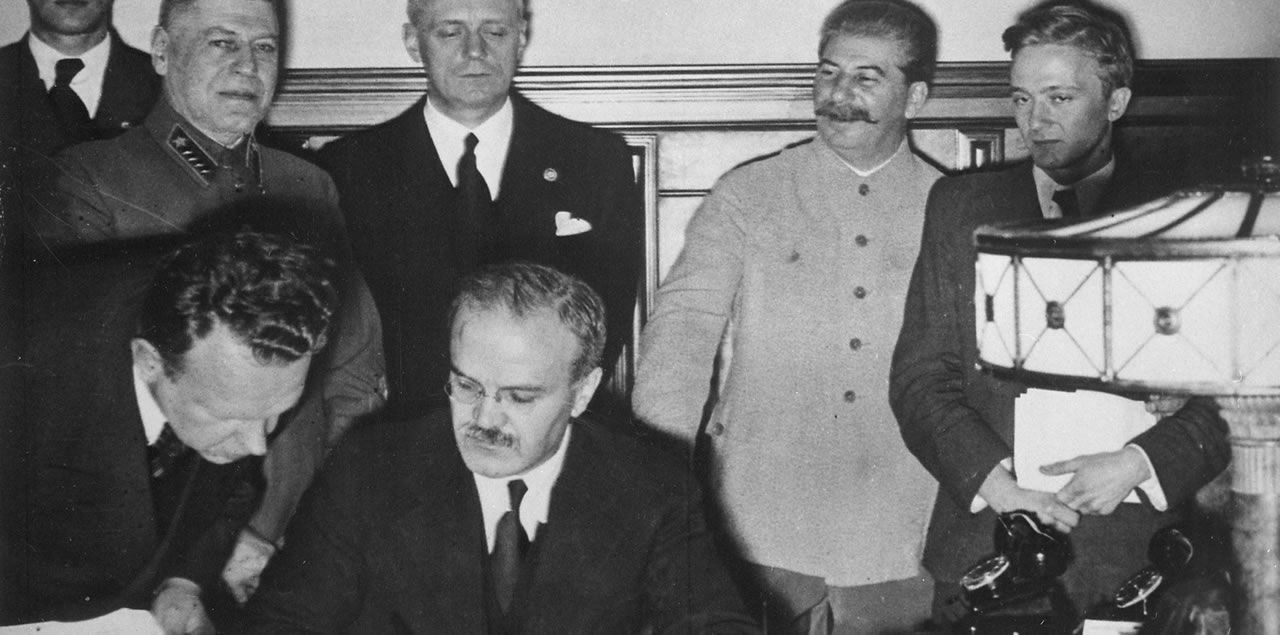 Unterzeichnung Hitler-Stalin-Pakt am 23 August 1939