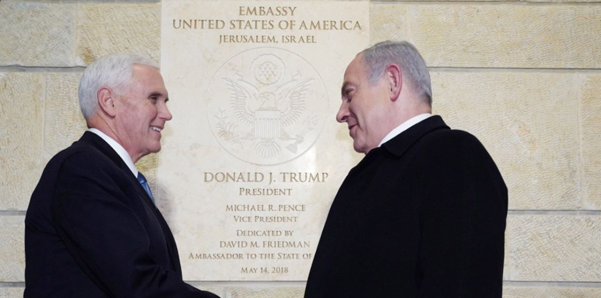 Mike Pence trifft Benjamin Netanyahu