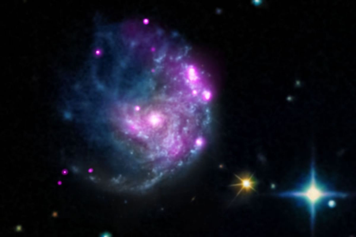 NGC 2276's Zentrale Schwarze Loch