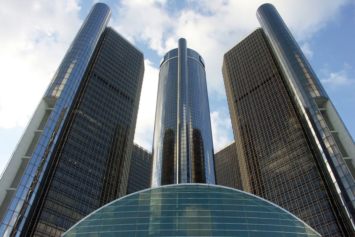 GM World Headquarters in Detroit, Renaissance-Center