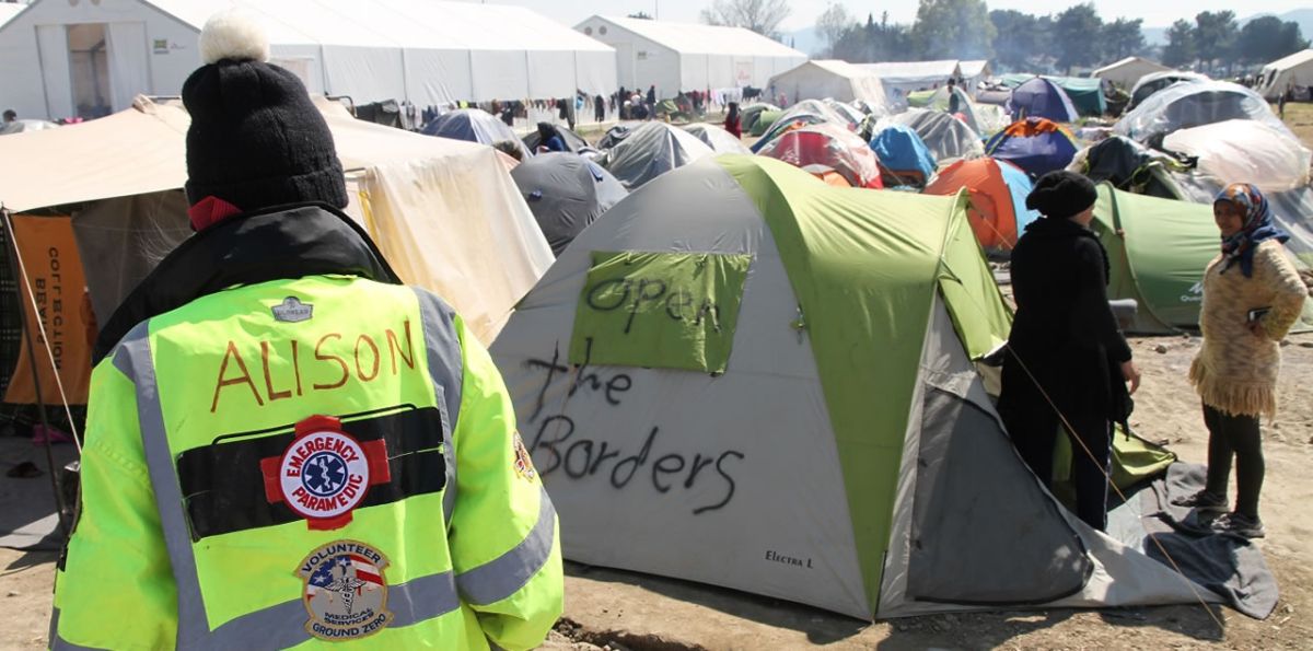Flüchtlingslager auf Idomeni, Grichenland