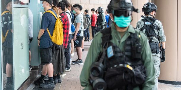 Peking argumentiert, dass nur das Sicherheitsgesetz in der Lage ist, wieder Ordnung und Ruhe in der Sonderverwaltungszone zu schaffen.