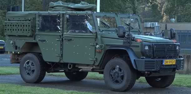 Prototyp des Caracal von Rheinmetall im Dienst der niederländischen Streitkräfte