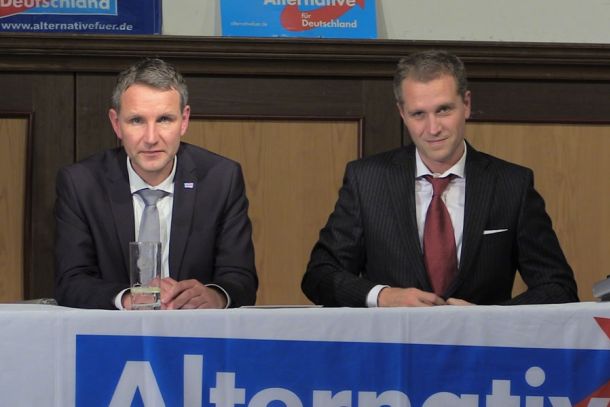 Björn Höcke und Petr Bystron