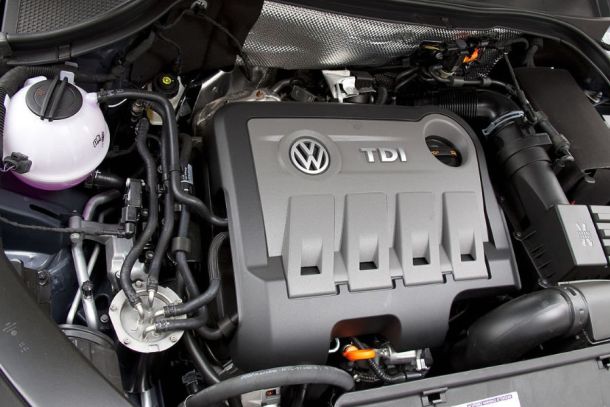 EA189-Motor in einem Tiguan