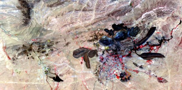 Seltene Erden Mine in Bayan Obo, China