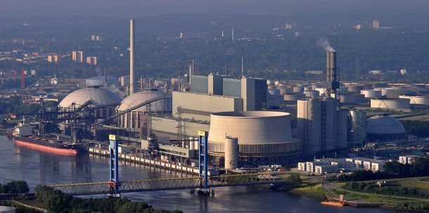 Steinkohlekraftwerk Moorburg in Hamburg-Moorburg