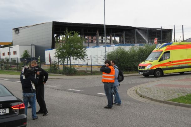 Brandanschlag auf geplante Flüchtlingsunterkunft in Nauen