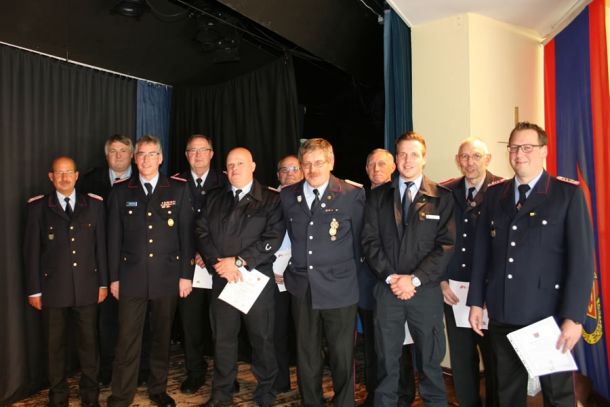 Geehrte und Beförderte