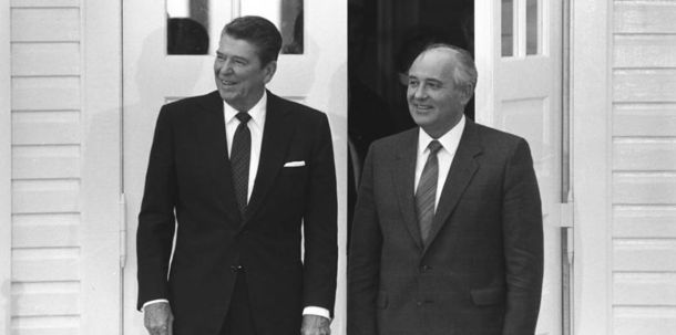 Ronald Reagan und Michail Gorbatschow