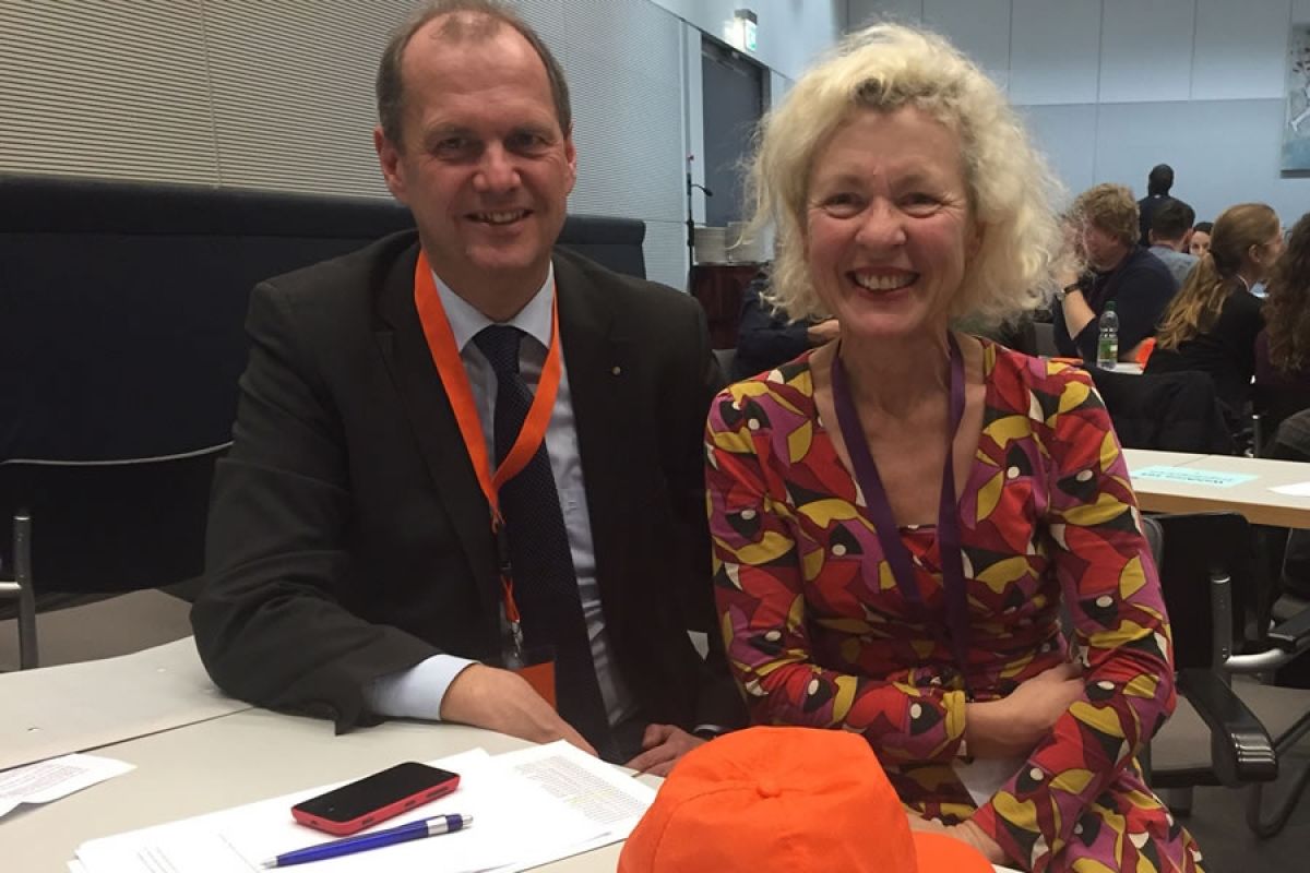MdB Fritz Güntzler und Inge Mathes im Bundestag