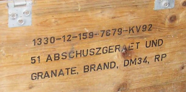 Munitionskiste der Bundeswehr