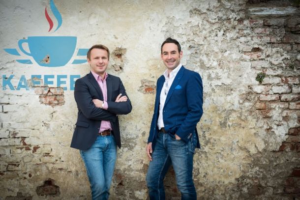 Kaffee.de Geschäftsführer Andreas Goclik (links) und Oliver Pflüger (rechts)