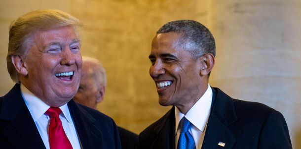 Donald Trump und Barack Obama
