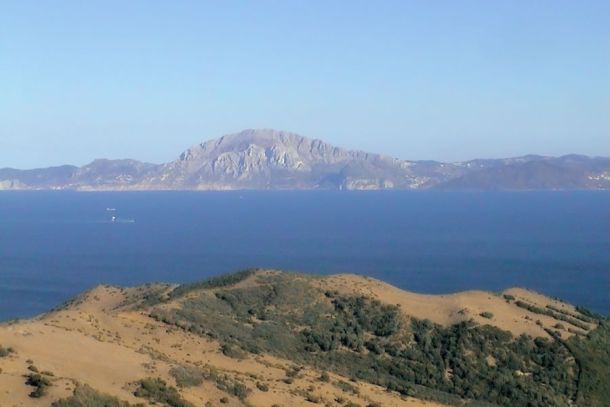 Blick von Spanien nach Marokko
