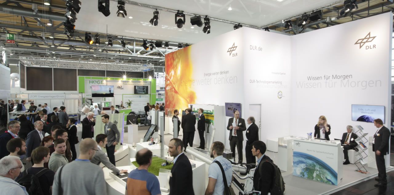 DLR-Stand auf der Hannover Messe