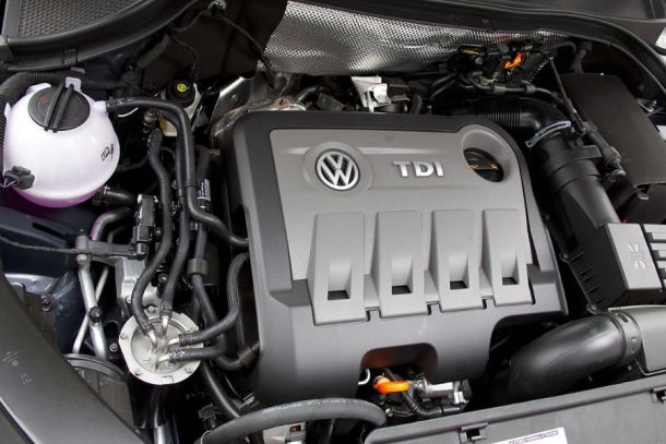 EA189-Motor in einem Tiguan