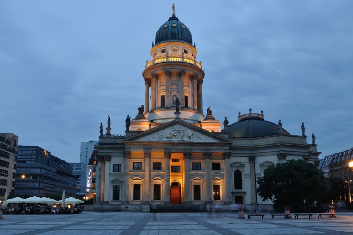 Französische Friedrichstadtkirche am Gendarmenmarkt in Berlin-Mitte