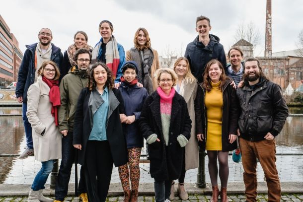 Team der Initiative DEMOKRATIE IN BEWEGUNG 2017.